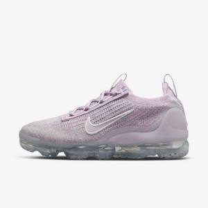 Nike Air VaporMax 2021 FK Ženske Tenisice Svijetlo Roze Bijele Metalne Srebrne Ljubičaste | NK046FDR