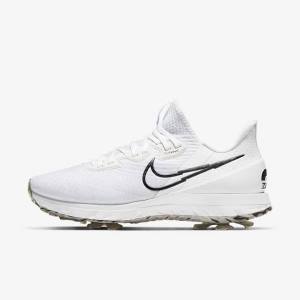 Nike Air Zoom Infinity Tour Muške Cipele za golf Bijele Platine Crne | NK835HJB