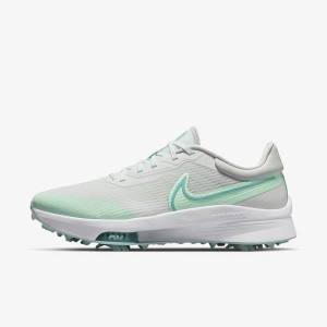 Nike Air Zoom Infinity Tour NEXT% Muške Cipele za golf Bijele Menta Platine Tirkizne | NK607HIC