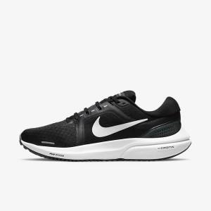 Nike Air Zoom Vomero 16 Road Ženske Tenisice Za Trčanje Crne Tamno Sive Bijele | NK034ZKB