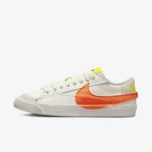 Nike Blazer Low 77 Jumbo Ženske Tenisice Zelene Narančaste | NK436GSQ