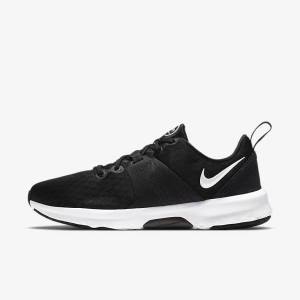 Nike City Trainer 3 Ženske Tenisice Za Trening Crne Tamno Sive Bijele | NK052VEY