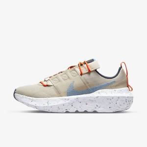 Nike Crater Impact Ženske Tenisice Krem Bijele Svijetlo Plave | NK758TEN