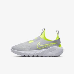 Nike Flex Runner 2 Older Road Dječje Tenisice Za Trčanje Sive Plave | NK362URZ