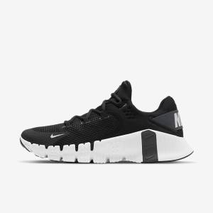 Nike Free Metcon 4 Ženske Tenisice Za Trening Crne Sive | NK759JXV