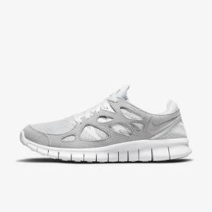 Nike Free Run 2 Muške Tenisice Sive Bijele Platine | NK317BXM