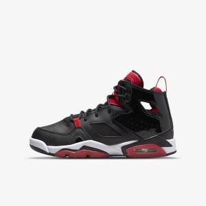 Nike Jordan Flight Club 91 Older Dječje Tenisice Crne Crvene Bijele | NK460XDE