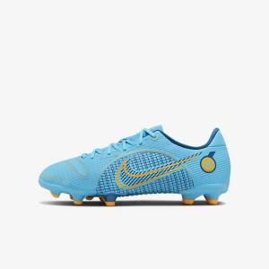 Nike Jr. Mercurial Vapor 14 Academy MG Older Multi-Ground Dječje Tenisice Za Nogomet Plave Narančaste | NK263VHM