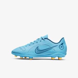 Nike Jr. Mercurial Vapor 14 Club MG Older Multi-Ground Dječje Tenisice Za Nogomet Plave Narančaste | NK431AMT