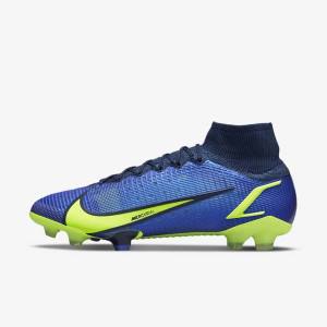 Nike Mercurial Superfly 8 Elite FG Firm-Grounds Muške Tenisice Za Nogomet Plave | NK268UPR