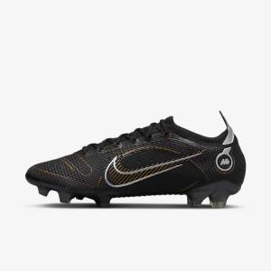 Nike Mercurial Vapor 14 Elite FG Firm-Grounds Ženske Tenisice Za Nogomet Crne Metalne Srebrne Sive Metalne Zlatne | NK716UIZ