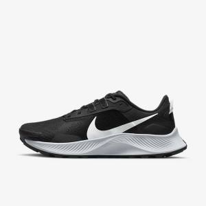 Nike Pegasus Trail 3 Trail Muške Tenisice Za Trčanje Crne Tamno Sive Platine | NK480BTZ