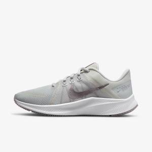 Nike Quest 4 Premium Road Ženske Tenisice Za Trčanje Crne Roze Tamno Sive Bijele | NK371BKZ