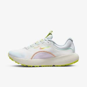 Nike React Escape Run Road Ženske Tenisice Za Trčanje Bijele Zelene Visebojne | NK578EPW