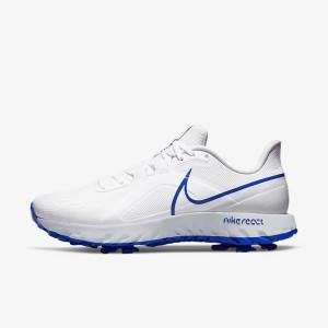 Nike React Infinity Pro Ženske Cipele za golf Bijele Platine Plave | NK271JAV