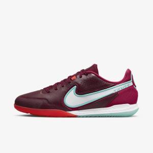 Nike React Tiempo Legend 9 Pro IC Indoor-Court Muške Tenisice Za Nogomet Crvene Svijetlo Crvene Bijele | NK569GPI