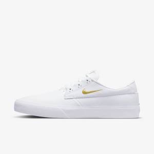 Nike SB Shane PRM Ženske Skate Tenisice Bijele Metalne Zlatne | NK849SHY