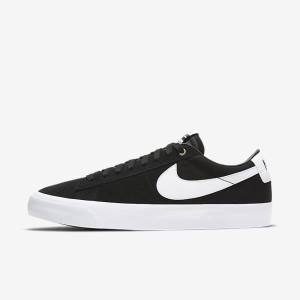 Nike SB Zoom Blazer Low Pro GT Ženske Skate Tenisice Crne Svijetlo Smeđe Bijele | NK684UMK