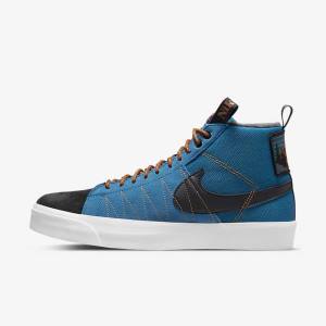 Nike SB Zoom Blazer Mid Premium Ženske Skate Tenisice Crne | NK238TMF