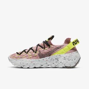 Nike Space Hippie 04 Ženske Tenisice Limun Svijetlo Roze Crne | NK145RHO