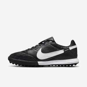 Nike The Premier 3 TF Artificial-Turf Muške Tenisice Za Nogomet Crne Bijele | NK975YEW