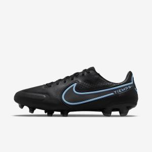 Nike Tiempo Legend 9 Pro FG Firm-Ground Muške Tenisice Za Nogomet Crne Sive | NK653FZK