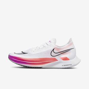 Nike ZoomX Streakfly Road Racing Muške Tenisice Za Trčanje Bijele Crvene Ljubičaste Crne | NK347YQD