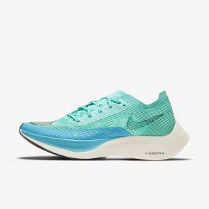 Nike ZoomX Vaporfly Next% 2 Road Racing Ženske Tenisice Za Trčanje Bijele Metalne Srebrne Crne | NK437JQV