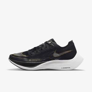 Nike ZoomX Vaporfly Next% 2 Road Racing Muške Tenisice Za Trčanje Bijele Tirkizne Crne Roze | NK483SOV