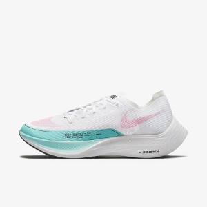 Nike ZoomX Vaporfly Next% 2 Road Racing Muške Tenisice Za Trčanje Zelene Plave Bijele Crne | NK647JRK