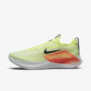 Nike Zoom Fly 4 Road Muške Tenisice Za Trčanje Crne Tamno Sive Plave Bijele | NK902PZG